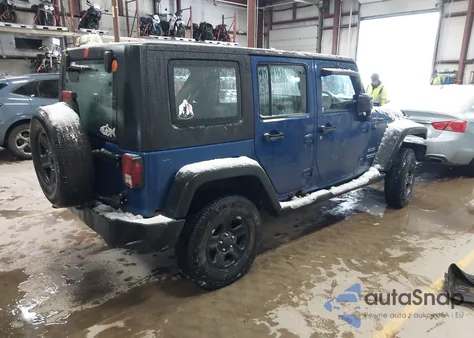 2010 Jeep Wrangler Unlimited Sport Rhd z USA, uszkodzony, nr VIN 1J4BZ3H14AL153083